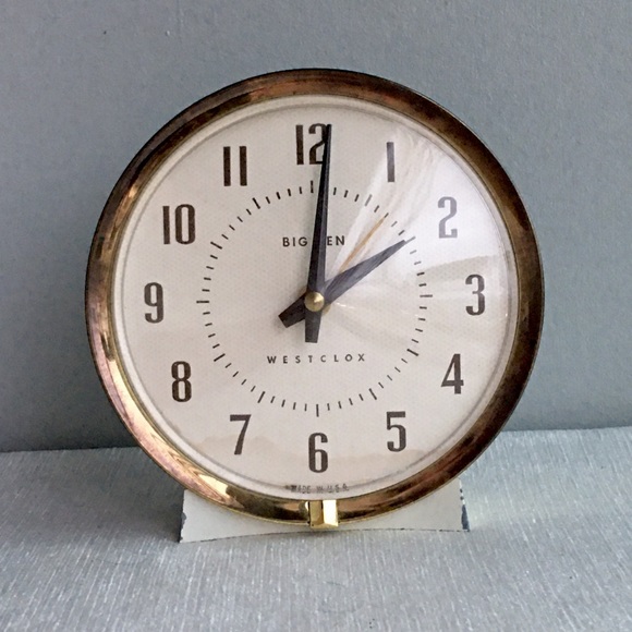Big Ben Other - vintage BIG BEN alarm clock <ivory/gold>